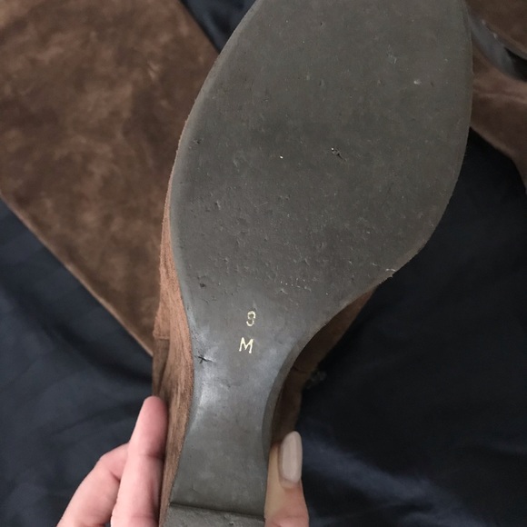 Juicy Couture Thigh High Suede Brown Boots - Picture 3 of 4